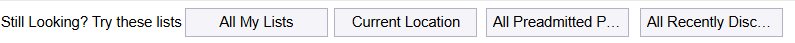 Tip bar: All Admitted Patients, then Current Location