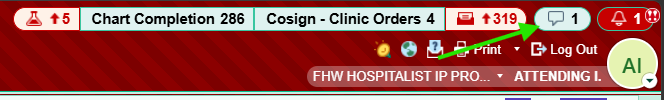 Secure Chat icon at the top right of the Epic screen